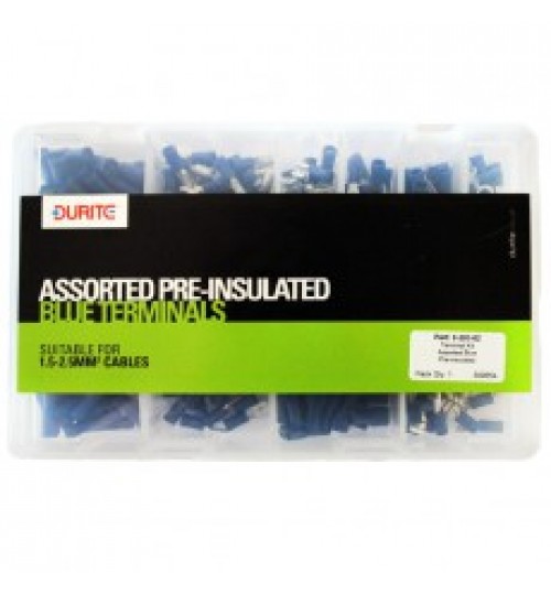 Blue Assorted Pre-Insulated Terminals 020302